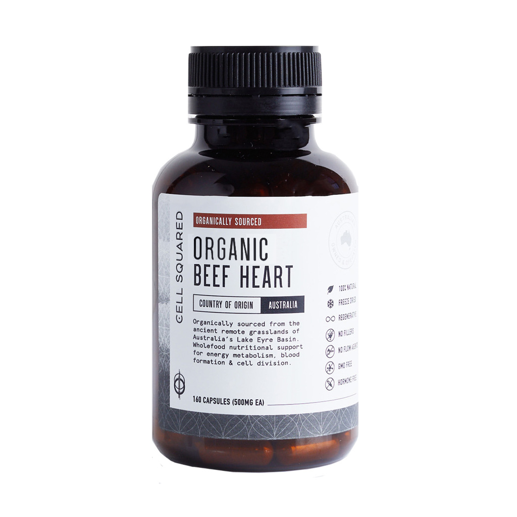 Cell Squared Organic Heart Capsules (160)