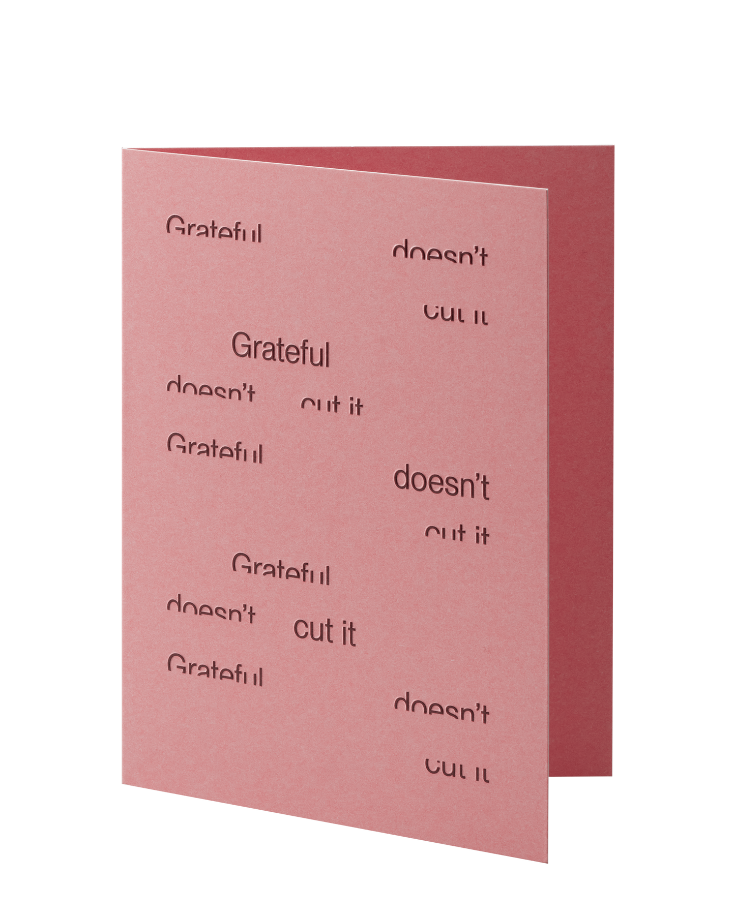 Short Talk Grateful Doesn't Cut It