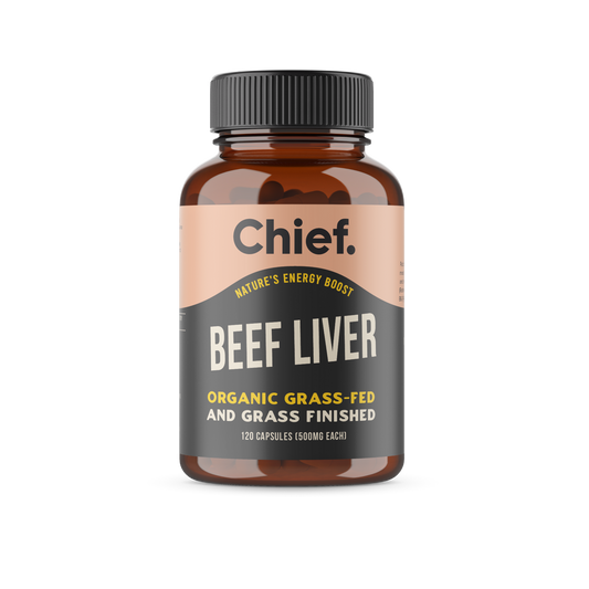 Chief Organic Beef Liver Energy Boost (120 Capsules)