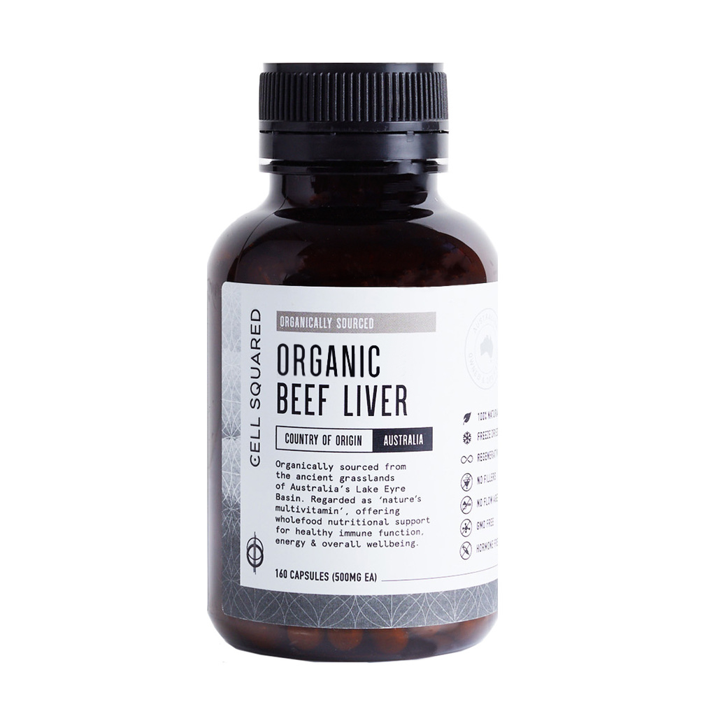 Cell Squared Organic Liver Capsules (160)
